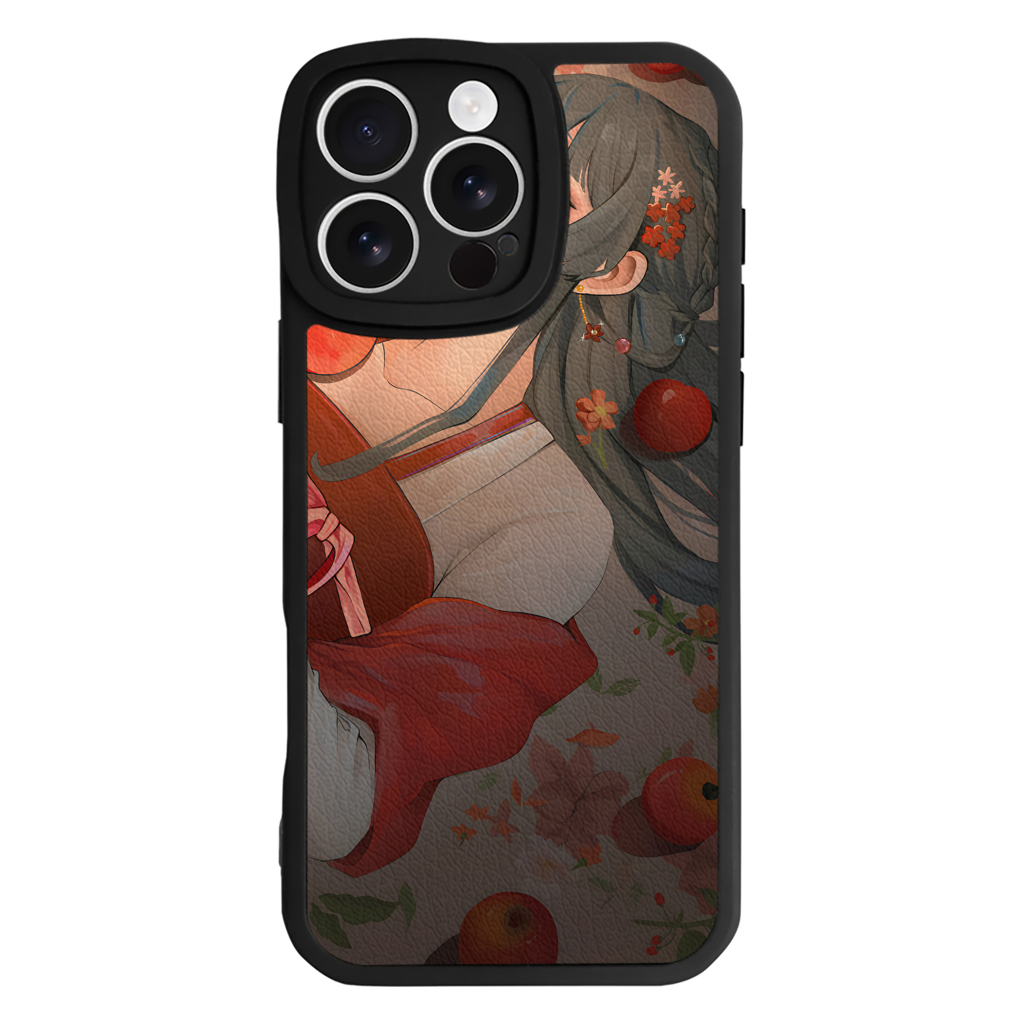 （画像用） 薬屋のひとりごと The Apothecary Diaries 【iPhone 16シリーズ対応】シリコンスマホケース（レザー調） 材質：シリコン